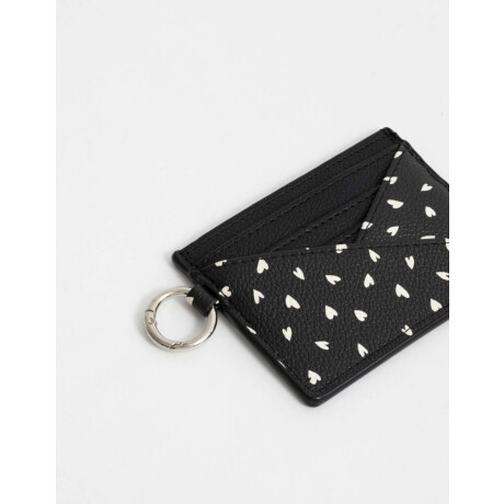 Tarjetero Cuerina Negro