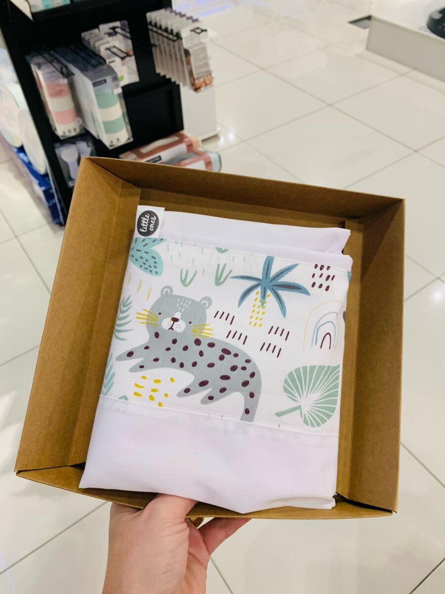 Sabanas minicuna colecho Little Ones - chetaa gris 