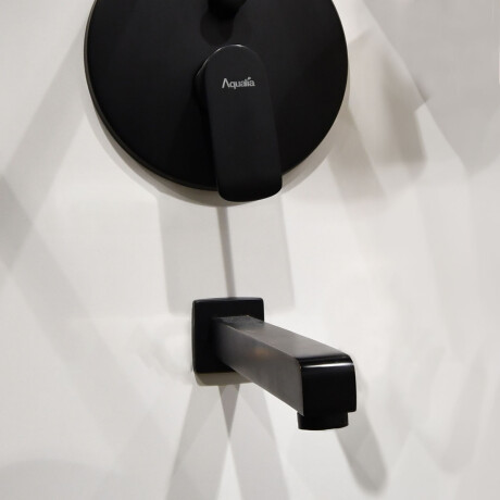 TAPA HUECO VISTA PARA PICO DUCHA ALASSIO NEGRO MATE NEGRO