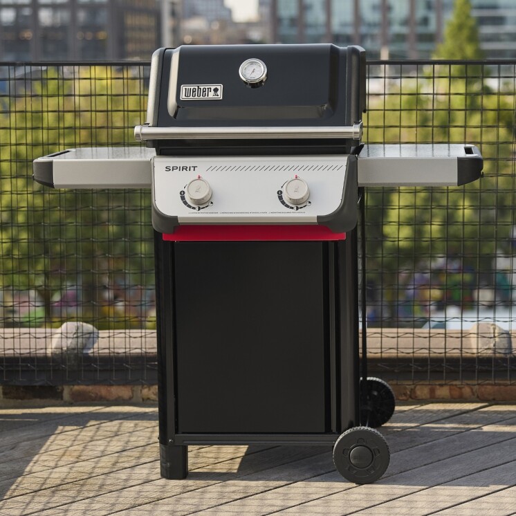 Barbacoa a Gas Weber Spirit E-210 2 Quemadores Negra Barbacoa a Gas Weber Spirit E-210 2 Quemadores Negra