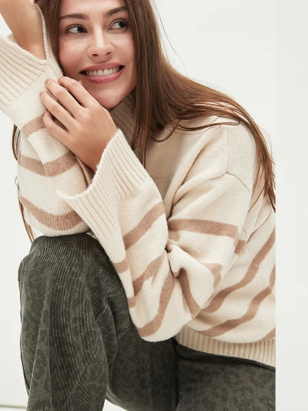 POLERA CARME BEIGE CLARO