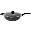 Sarten Wok Cuori Black C/tapa Sarten Wok Cuori Black C/tapa