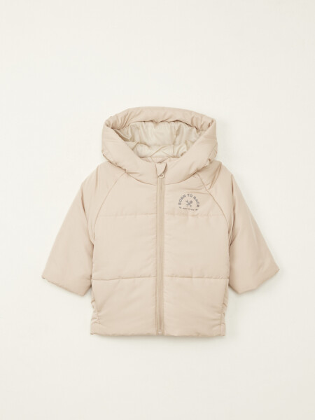 Campera capitoneada Tostado