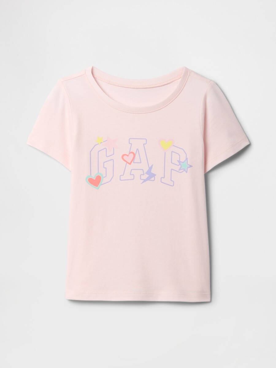 Remera Logo Gap Toddler Niña - Cherry Blossom 