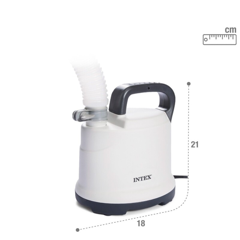 INTEX BOMBA PARA DESAGOTE PISCINA & SPA 3595 LT/HORA PROFUNDIDAD MAXIMA 1.22 MTS Intex Bomba Para Desagote Piscina & Spa 3595 Lt/hora Profundidad Maxima 1.22 Mts