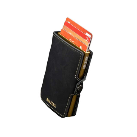 Billetera Baleine Kansas Golden Black