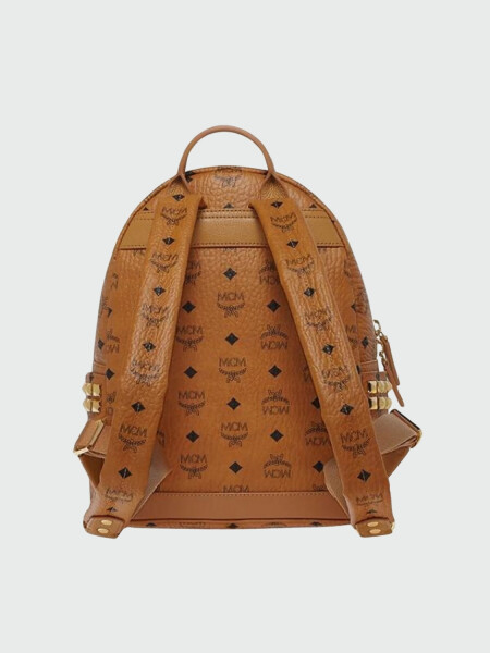 Mochila de lona revestida estampada con tachuelas, Stark 0