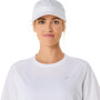 Polo Running Asics Silver SS Top Mujer Brilliant White