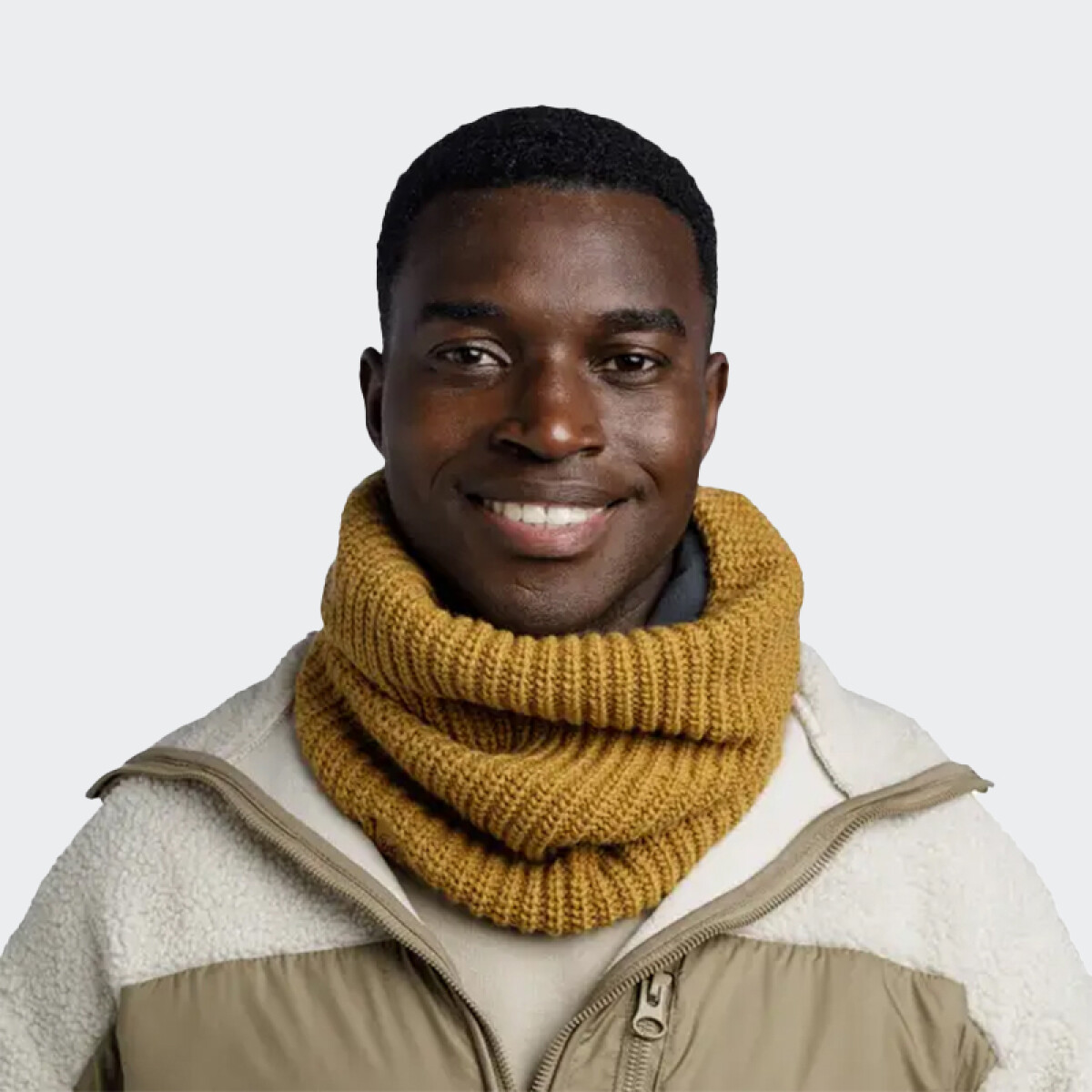 Bufanda Buff Knitted - Fleece Neckwarmer Jarn Adult - Amarillo 