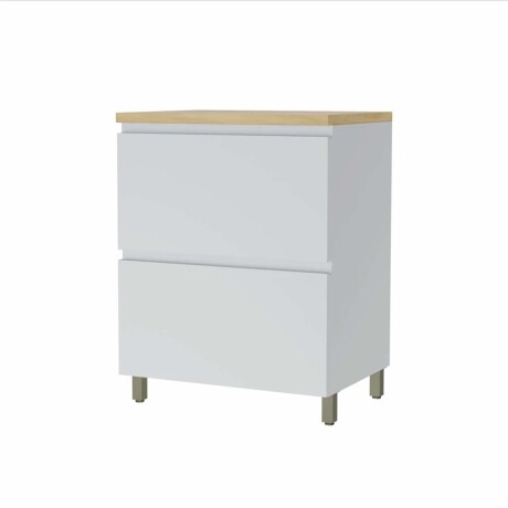 BAJO MESADA 70 CM MDF BLANCO SUECIA
