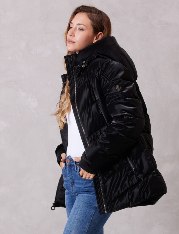 Campera Abrigo NEGRO