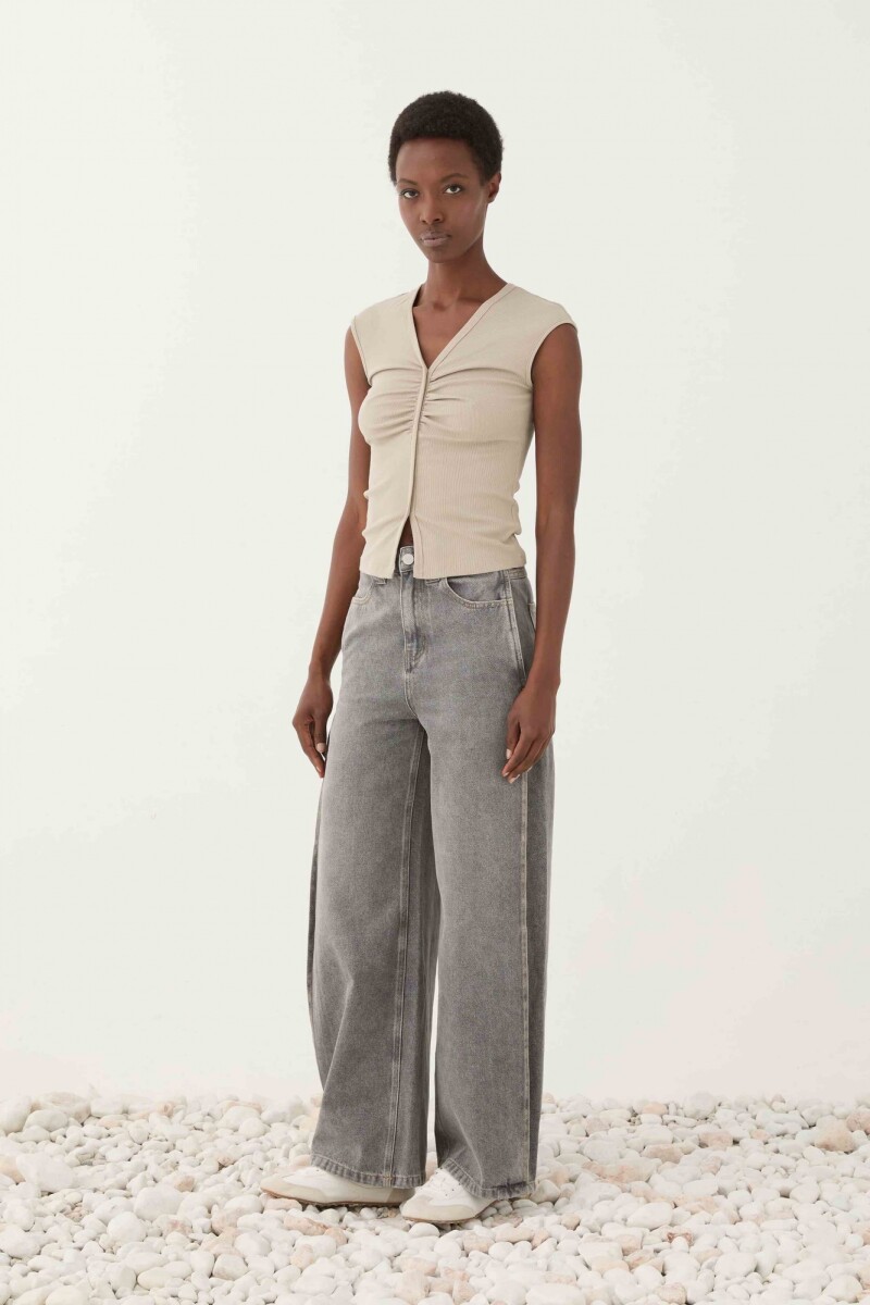 JEAN WIDE LEG 