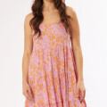 VESTIDO CORTO CANTO RUSTY Rosado