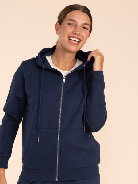 Campera Deportiva Básica Azul Marino