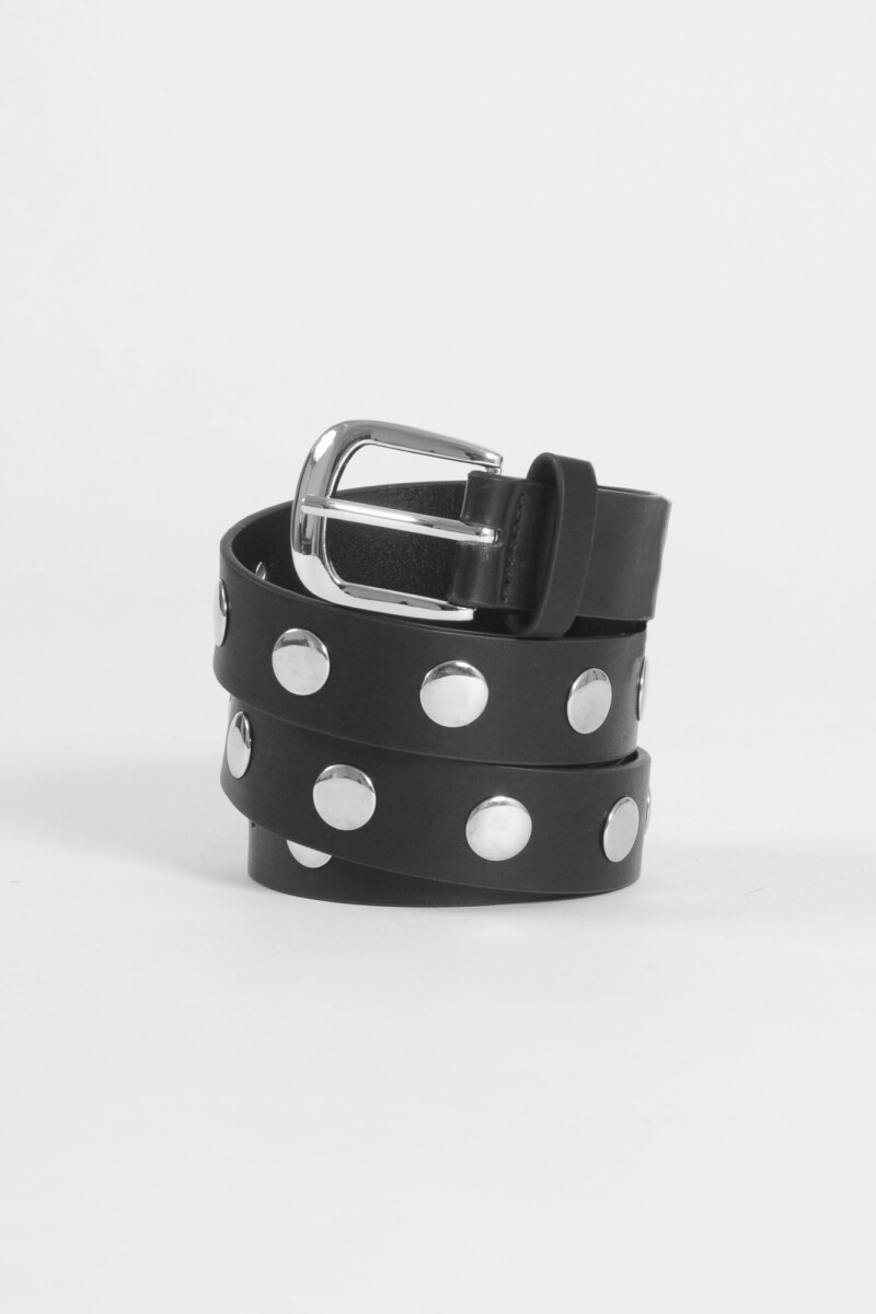 Cinturón tachas negro