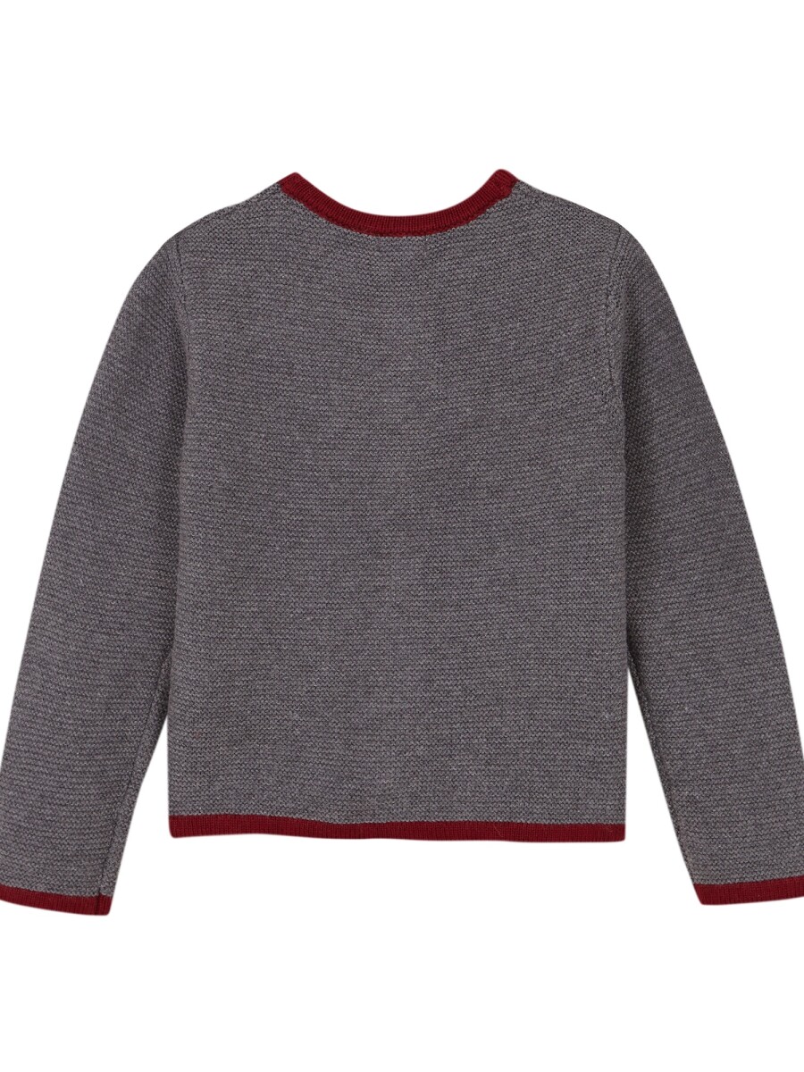 Chaqueta Tipo Austria Gris Melange