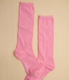 Medias lisas de algodón kids Rosado