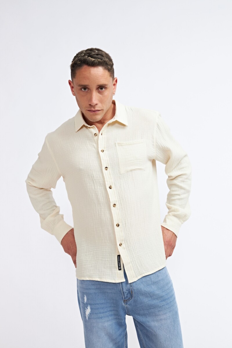 CAMISA LORETO - BLANCO 
