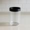 Frasco hermético plástico 900ml NEGRO