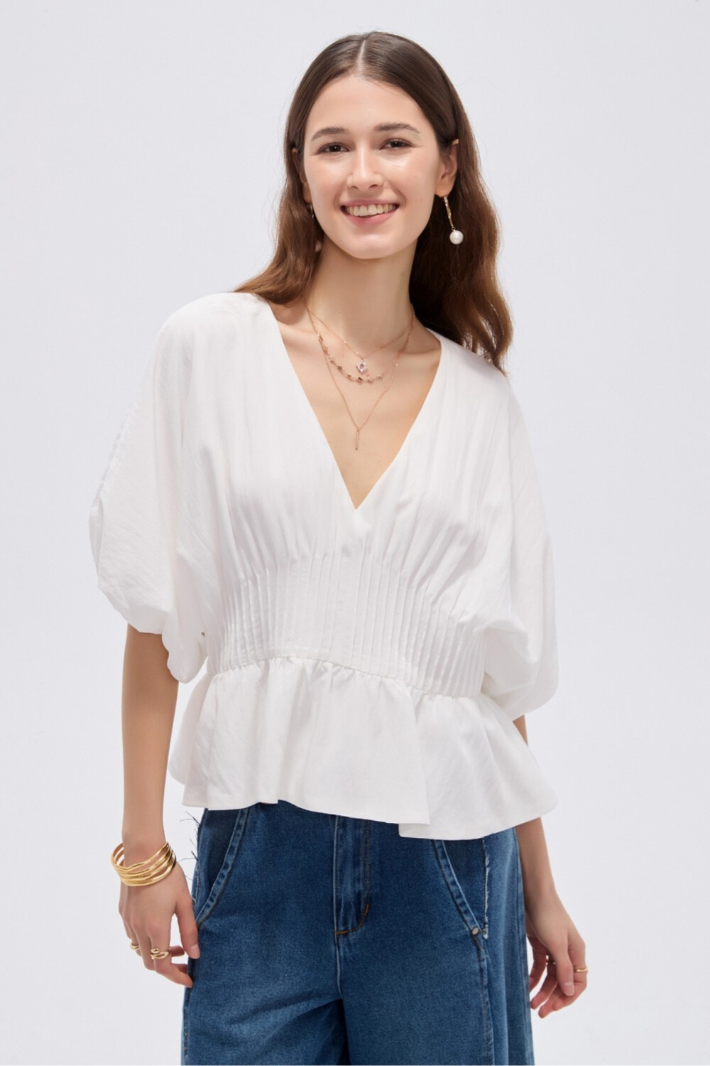 Blusa Laurin Marfil / Off White