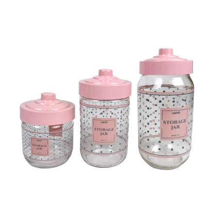 FRASCO VIDRIO SET X3PCS PUNTO STORAGE FRASCO VIDRIO SET X3PCS PUNTO STORAGE