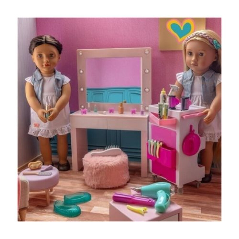 VESTIDOR c/ESPEJO PUFF y ACC Vestidor C/espejo Puff Y Acc