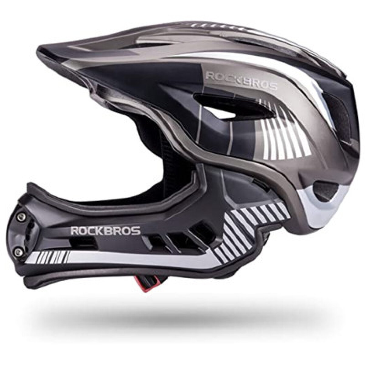 Rockbros - Casco para Bicicleta 2 en 1 TT32 - Diseño Extraible. Material Resistente a Impactos. Tall - 001 