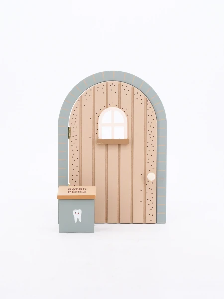 PUERTA RATON PEREZ CON BUZON DIENTE BEIGE