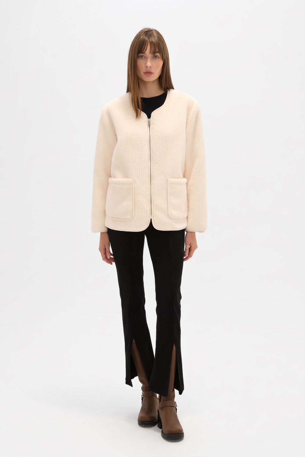 Chaqueta Clemen Crudo / Natural