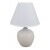 Lampara Portatil Mesa Ceramica Escritorio Luz Calidad Color Variante Blanco