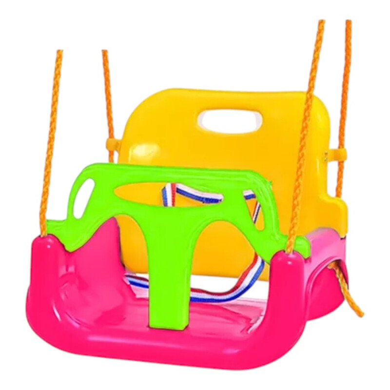 Hamaca bebé 3 en 1 plástica Fucsia