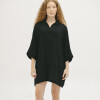 Beach Cover Up - Vestido Maura [V2] Lino Negro