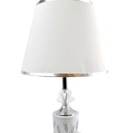 LAMPARA DE MESA BASE CILINDRO METAL LABRADO 41.5 X 25CM LAMPARA DE MESA BASE CILINDRO METAL LABRADO 41.5 X 25CM