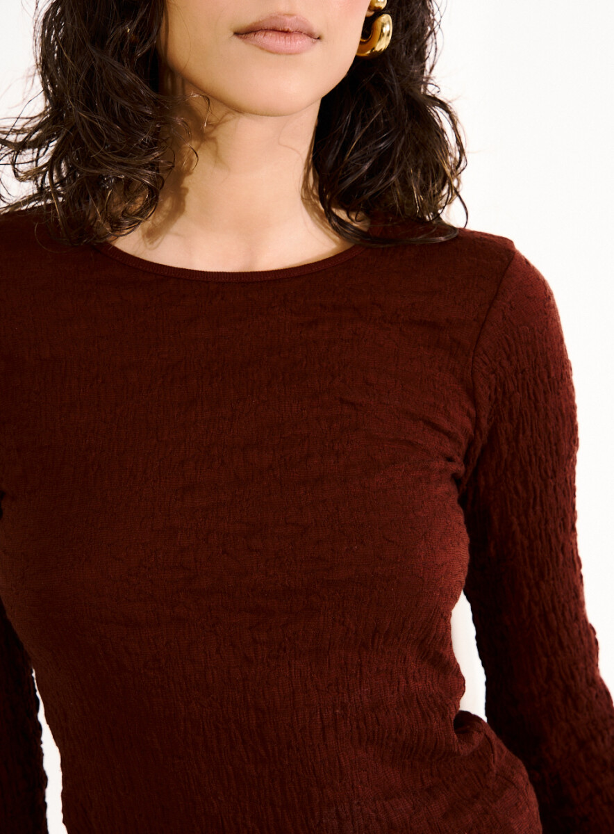 Blusa Liz - Marrón 