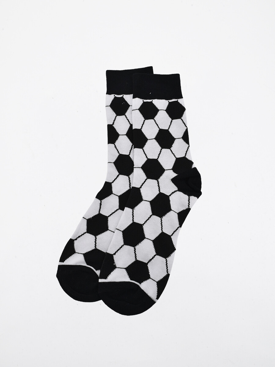 MEDIAS FUTBOL TALLES 42--46 - BLANCO 