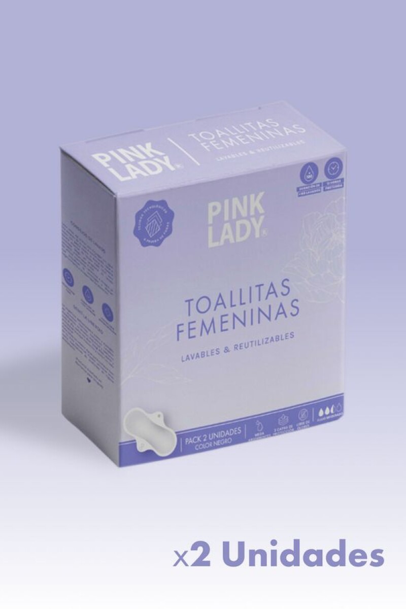 TOALLITAS FEMENINAS LAVABLES REUTILIZABLES COMBINACION 1