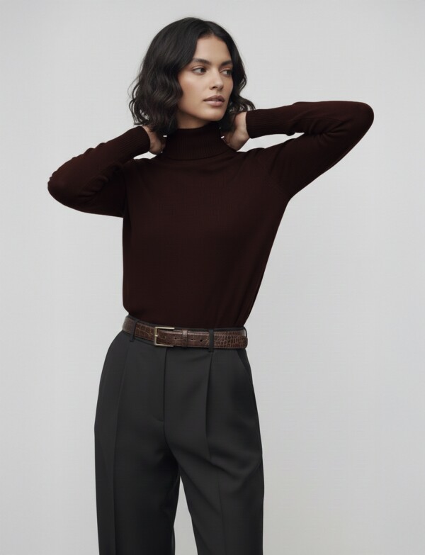 Polera Basica MARRON