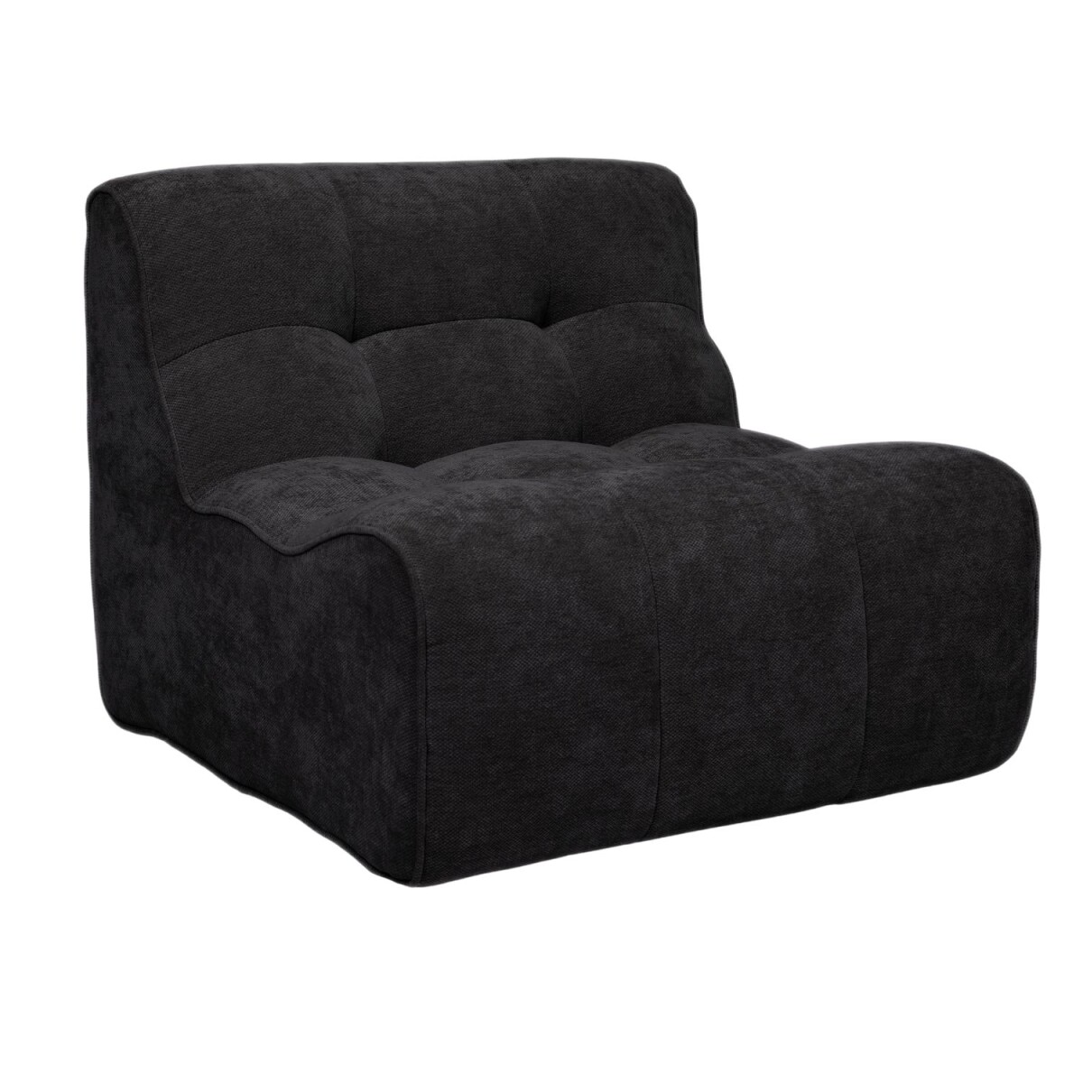 Sillón Sofá Lumax Modelo Tuuvi en caja Compactado - Negro 