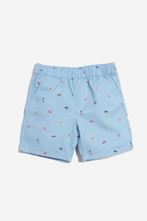 Short con mini print CELESTE