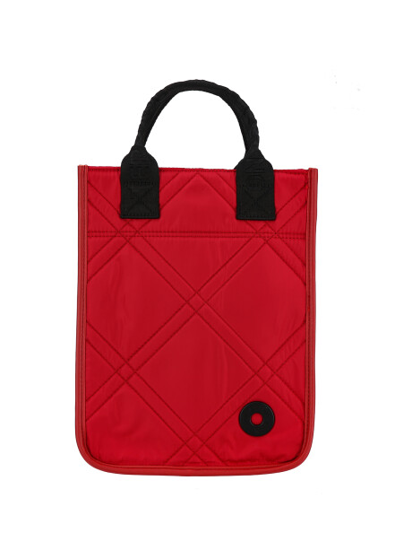 Bolso Matero Capitoneado Rojo
