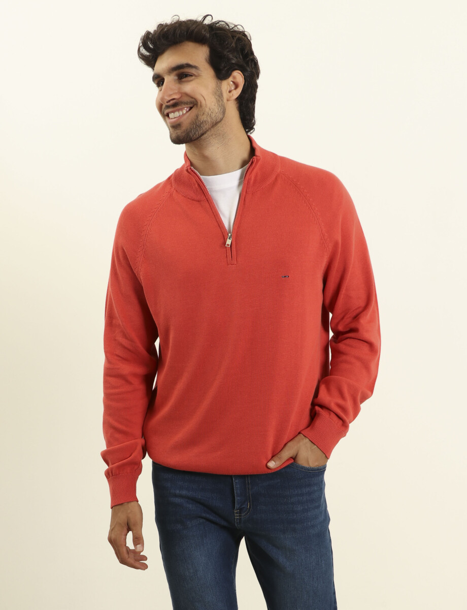 470451 REMERA HARRINGTON LABEL Coral