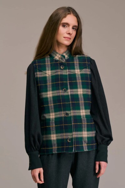 CHAQUETA VARSITO Verde