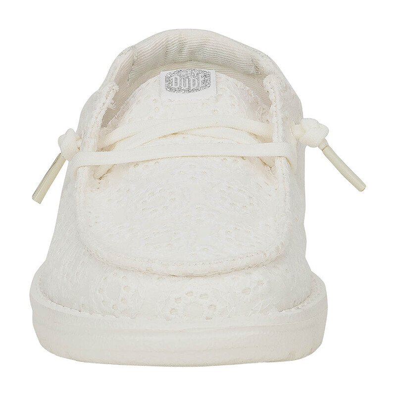 Wendy Y Eyelet Lace - Niños White