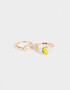 Sets Anillos Con flores Sets De Anillos Margarita - Dorado