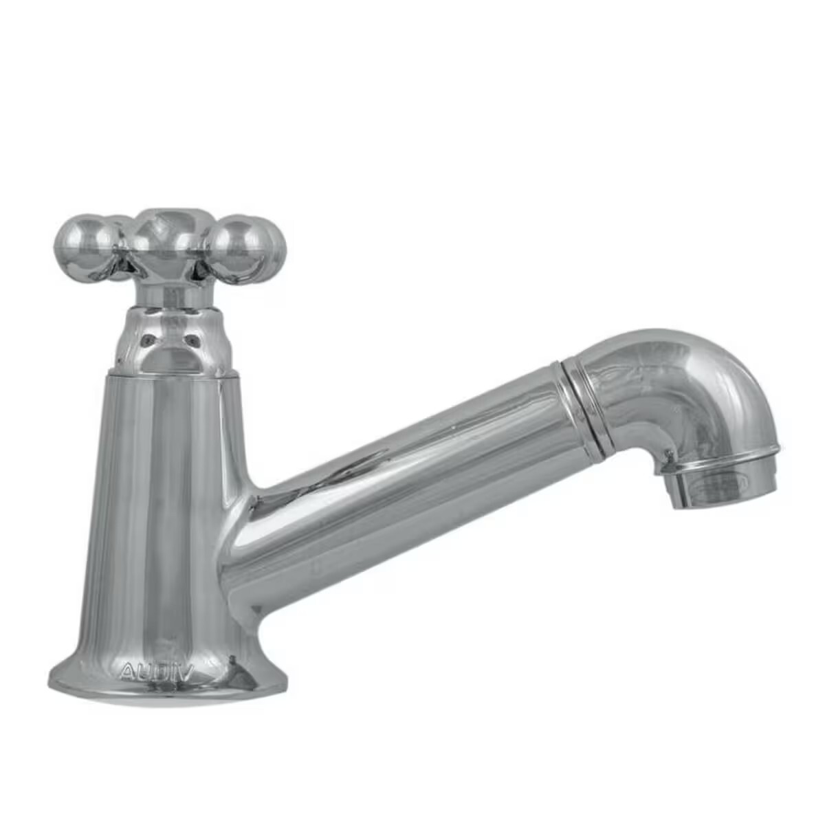 Grifería De Lavatorio De Agua Fría De Mesada Cromada Maruja 