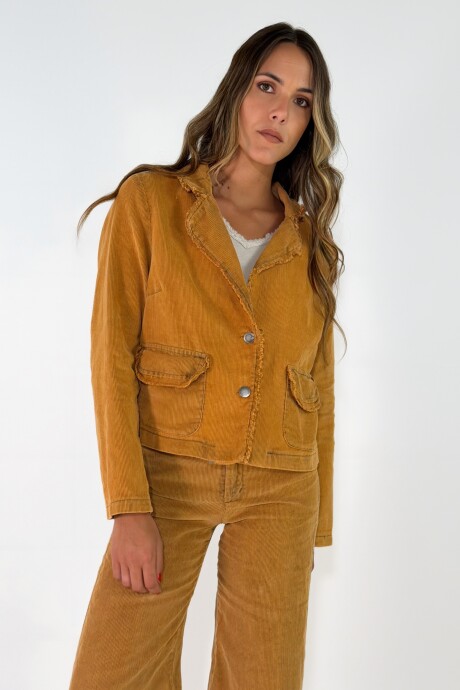 CHAQUETA PANA LENNON Mostaza