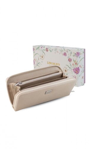 BILLETERA ORQUÍDEA VAINILLA