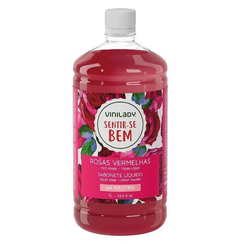 Vini Lady Jabón líquido 1 L Rosas Rojas