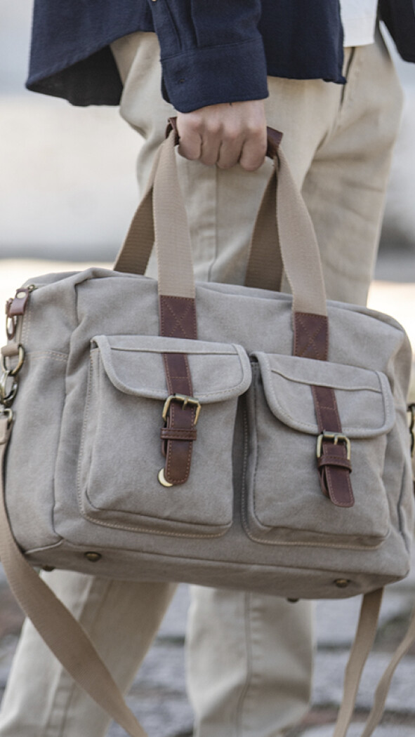 BOLSO CANVAS SIERRA NEVADA KAKI