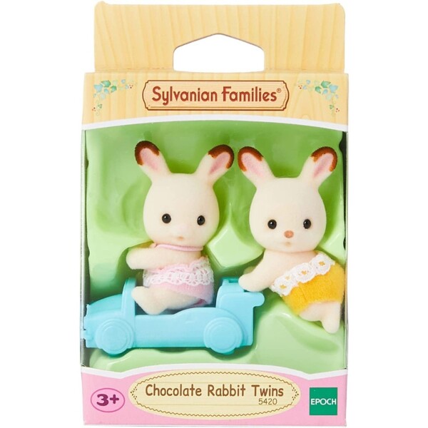 Sylvanian Families Conejo De Chocolate Gemelos Niños Sylvanian Families Conejo De Chocolate Gemelos Niños